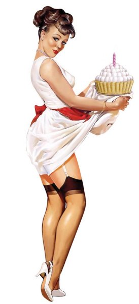 Рисунки в стиле пин ап к 8 марта