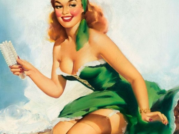 Художник Gil Elvgren (1914-1980).
