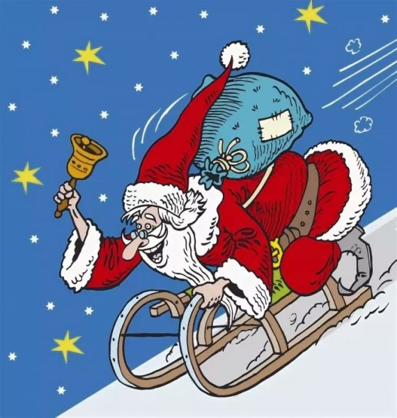 Рождественские карикатуры