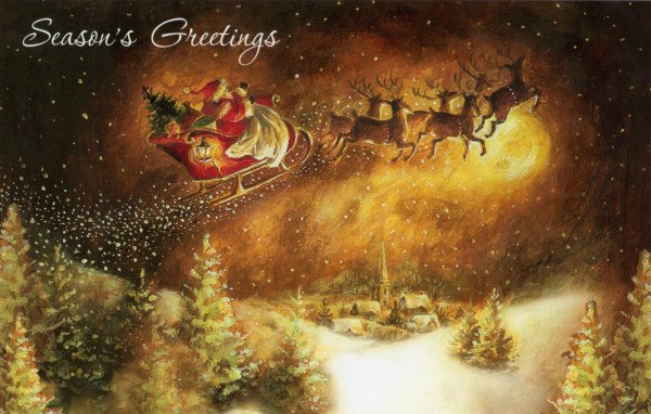 Волшебные новогодние открытки