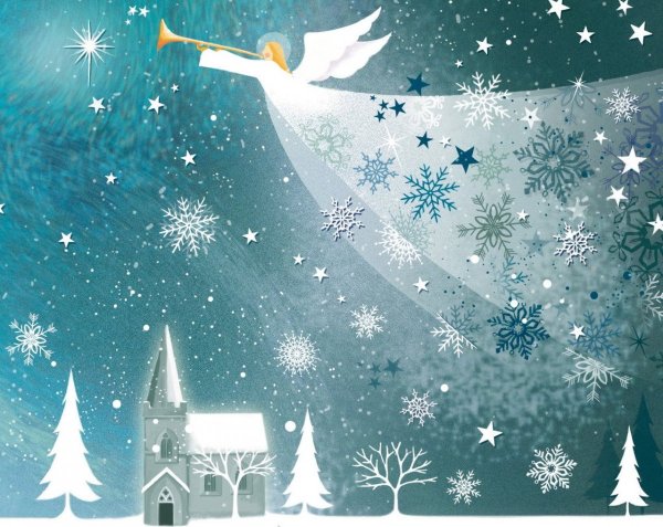 Открытка с Рождеством!