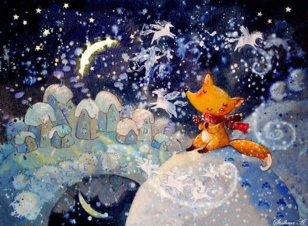 Сьюзен Виллер иллюстрации Рождество