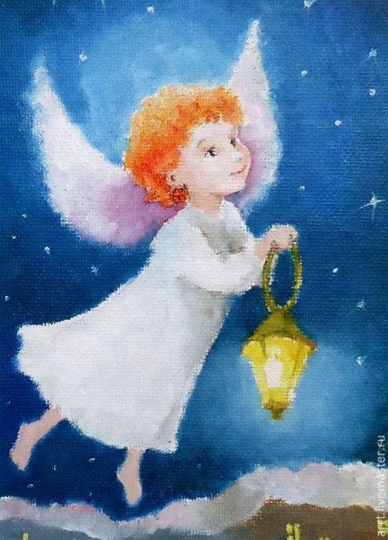 Новогодние рисунки акварелью