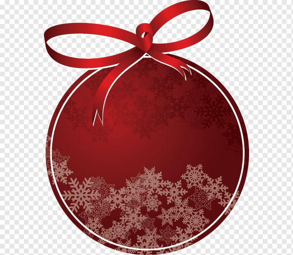 Новогодние шарики на прозрачном фоне