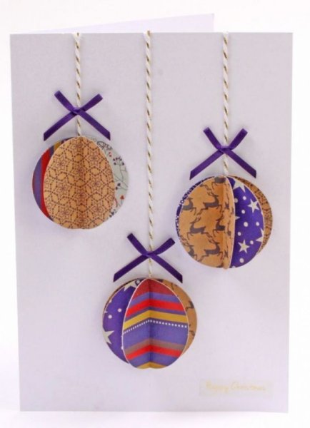 Объемные новогодние шары