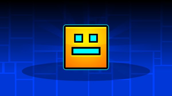 Куб из игры Geometry Dash