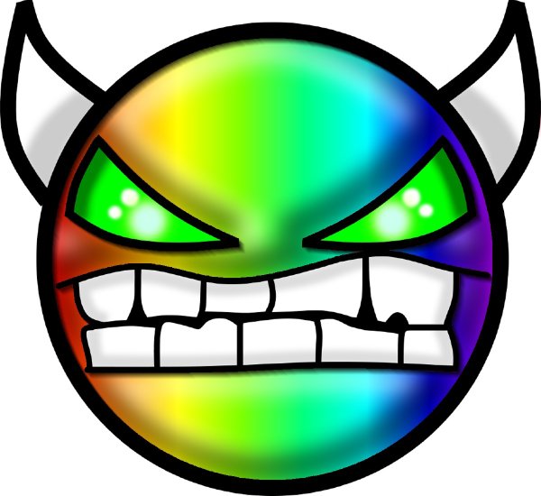 Демон из Geometry Dash