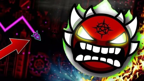 Демон из Geometry Dash