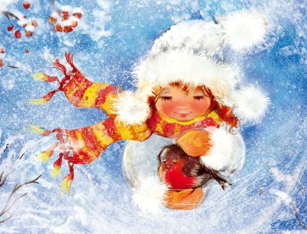 Художник-иллюстратор Екатерина бабок зима