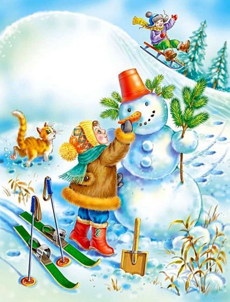 Зимняя тематика для детей