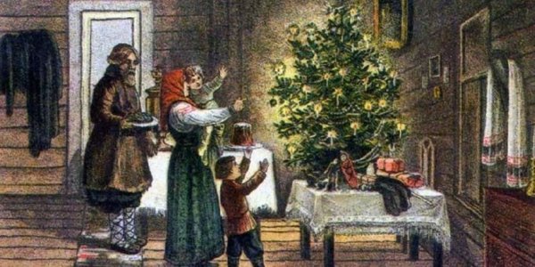 Старинная Рождественская елка