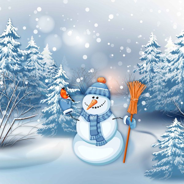 Зимние рисунки