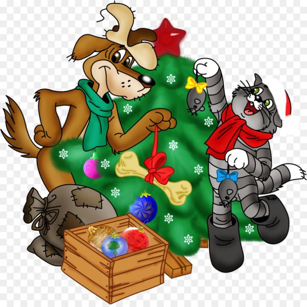 Кот Матроскин из Простоквашино новый год