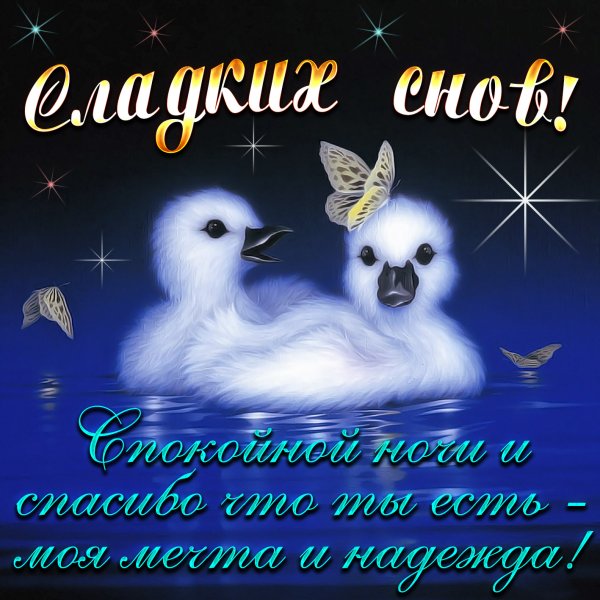 Спокойной ночи пожелать женщине