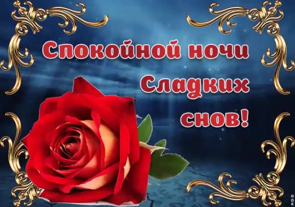Поздравление спокойной ночи