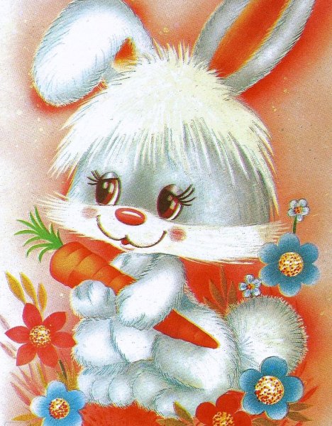 Заяц открытка