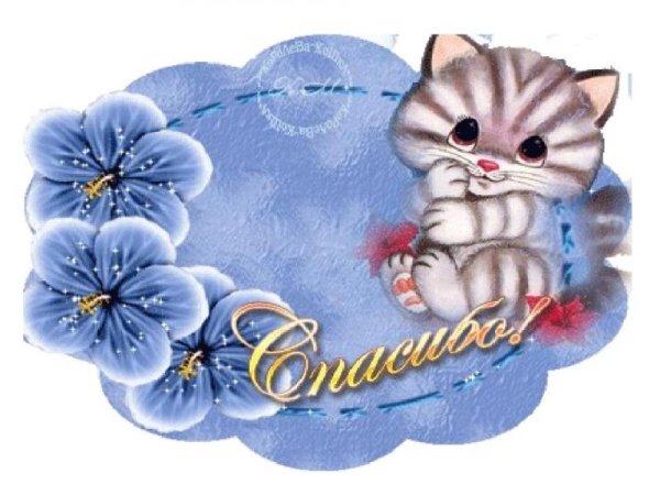 Новогоднее зимнее спасибо