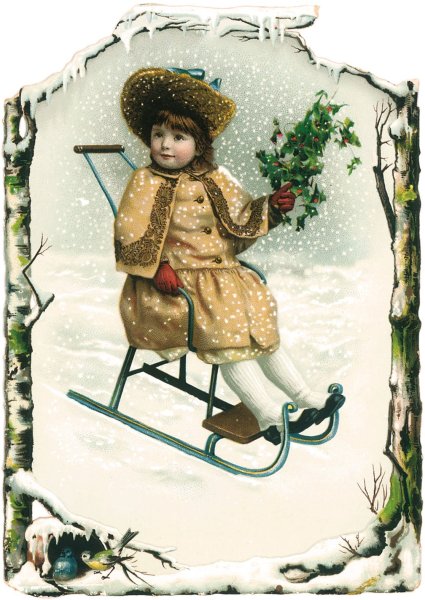 Старые открытки с добрым утром зимние