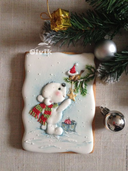 Новогодние пряники учителям