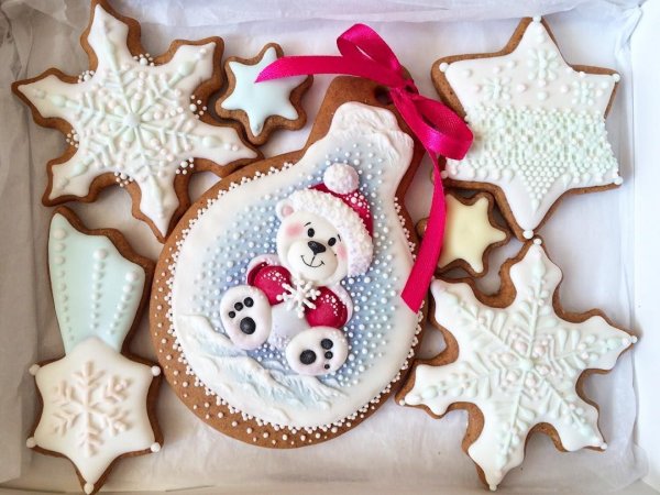 Новогодние Пряничные открытки