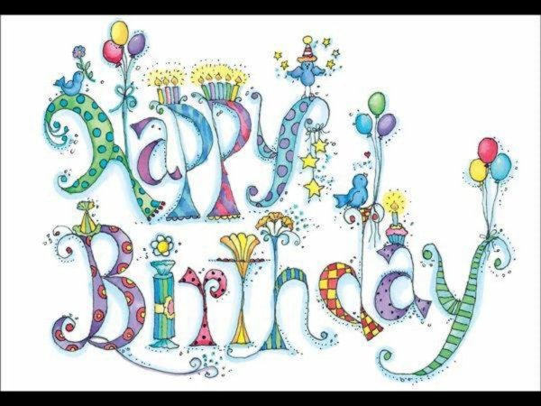 С днем рождения на английском открытки красивые