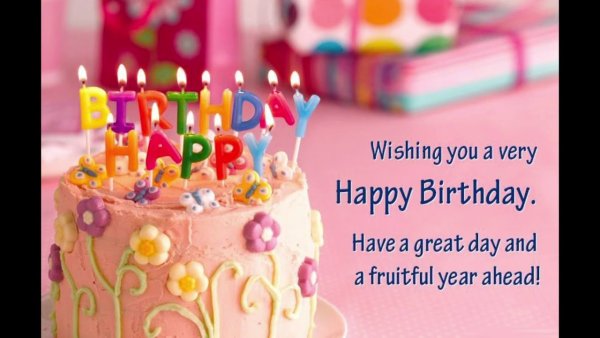Поздравления с днём рождения на английском