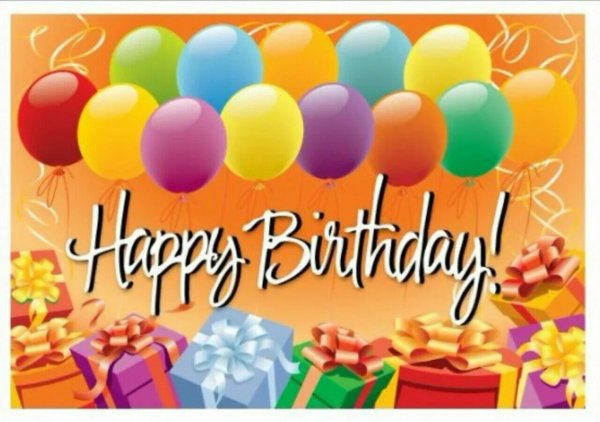 С днём рождения на английском