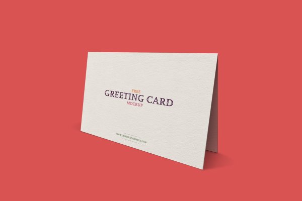 Мокап открытка приглашение