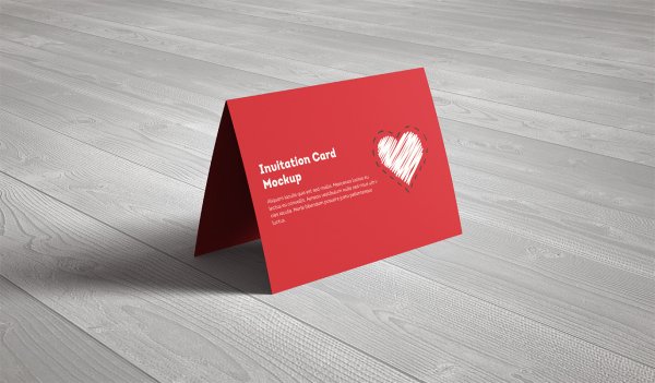 Еврооткрытка мокап