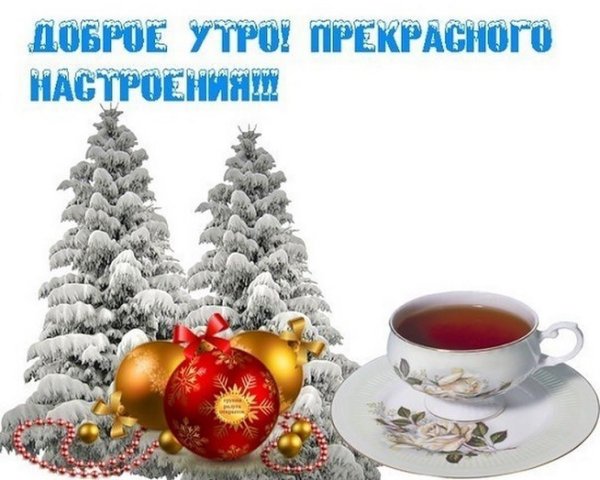 С добрым январским утром