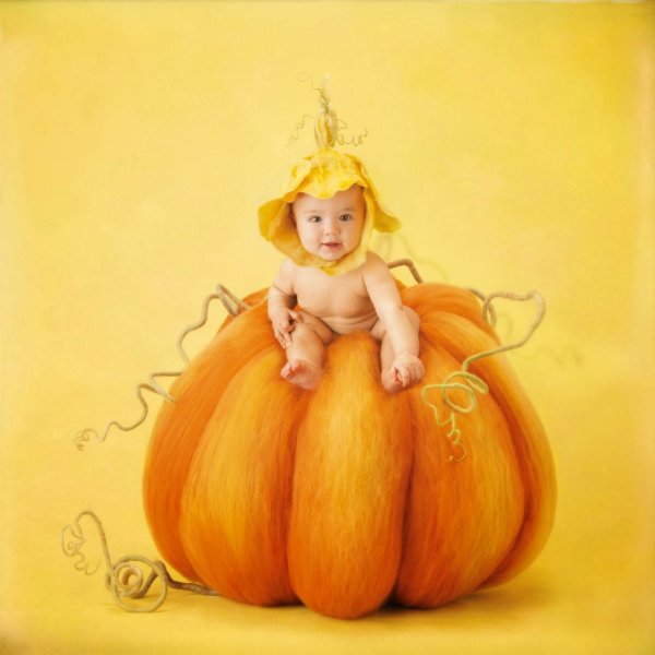 Анна Геддес малыши