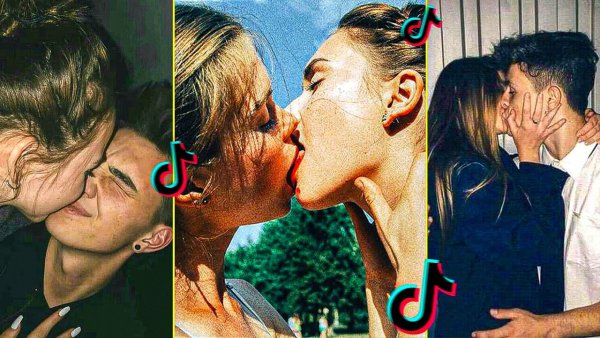 Поцелуи тиктокеров