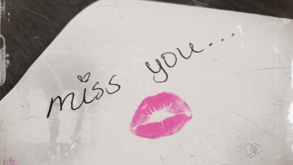 Открытка Miss you