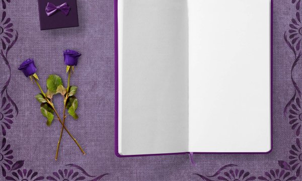 Открытка с разворотом