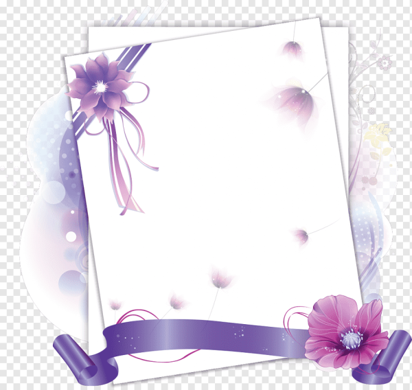 Блокнот на фоне цветов