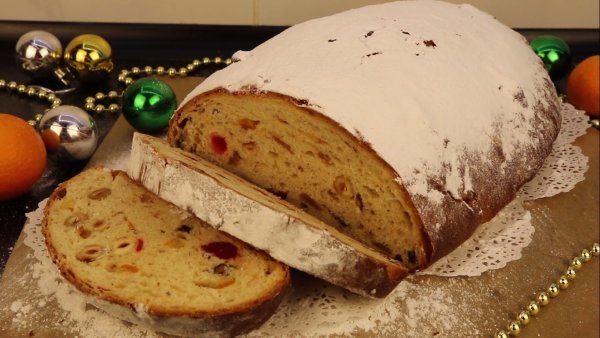 Рождественский хлеб укроп