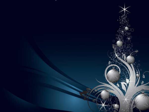 Абстрактный новогодний фон