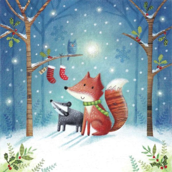 Лисы Рождество