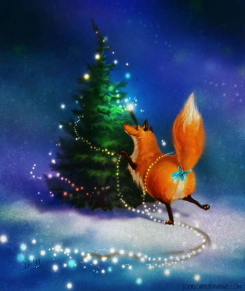 Лисенок новый год