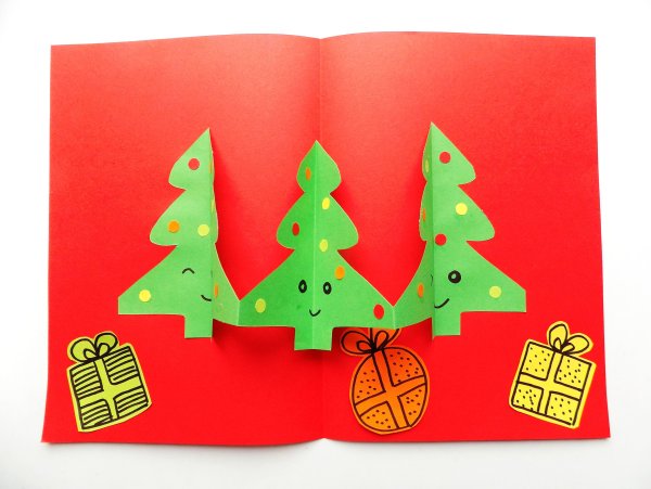 Открытка гармошка Скрапбукинг