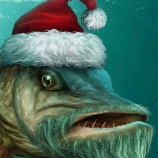 С новым годом рыбаки