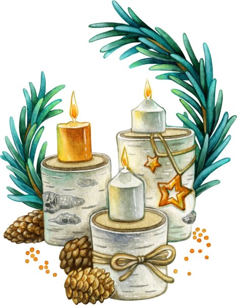 Рождественские рисунки