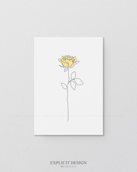 Открытка в минималистическом стиле