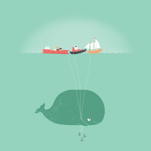 Открытка с др Минимализм