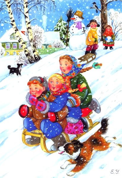 Художник Елена Уварова русские народные