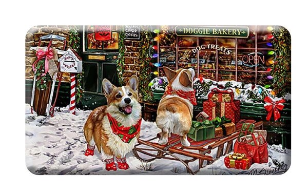 Корги новый год арт