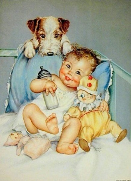 Винтажные открытки Frances Brundage