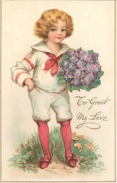 Старинные голландские открытки