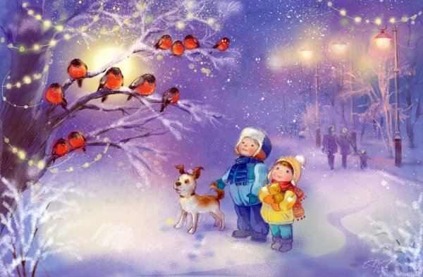 Екатерина бабок зимние иллюстрации