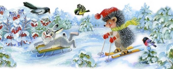 Советские зимние открытки